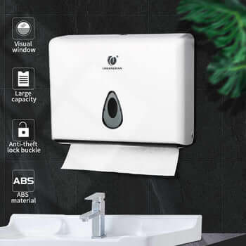 ShopTillDrop | Wall Mounted Hand Paper Tissue Dispenser - 0