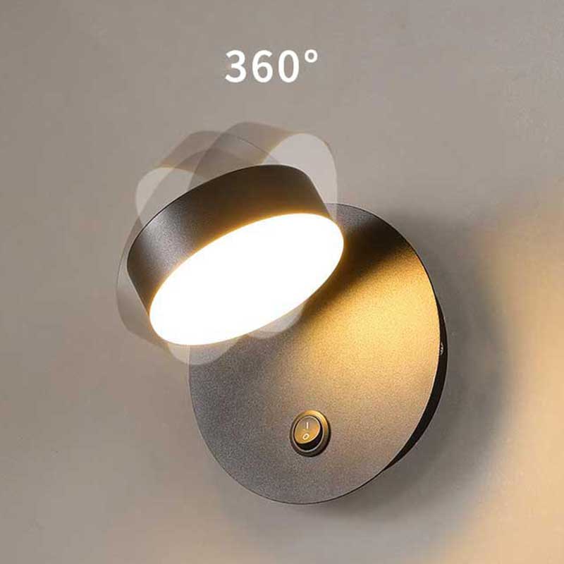 ShopTillDrop | 360 Rotating LED Wall Lamp