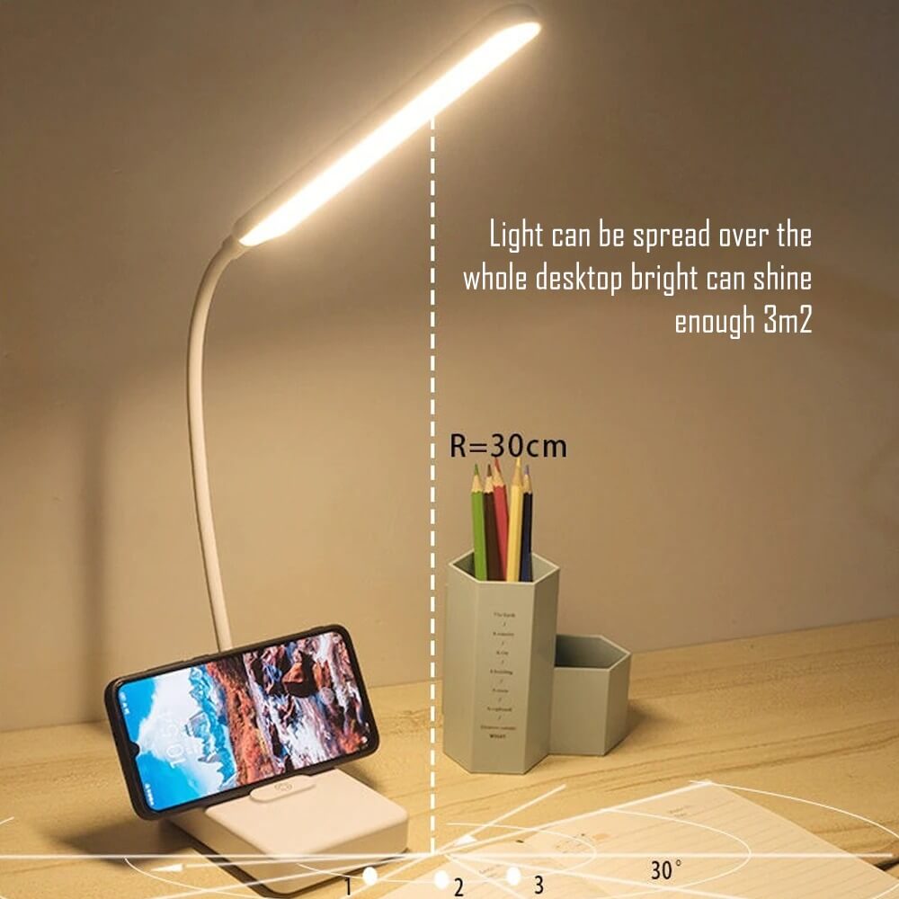 ShopTillDrop | Battery Led Rechargeable Dimmable Table Lamp