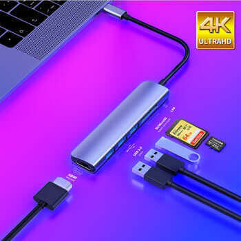 ShopTillDrop | 6 in 1 USB 3.1 Type-C Hub Adapter